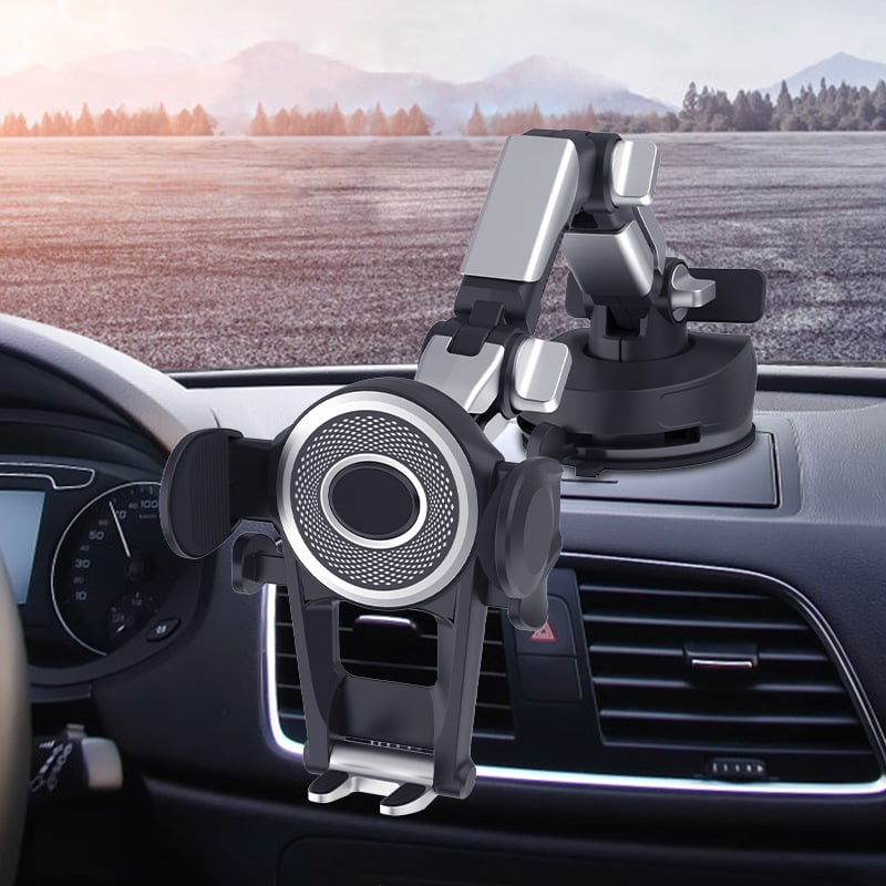 Nabouru Držač za mobitel u automobilu s usisnim nosačem za ploču — univerzalna kompatibilnost, anti‑vibracijska stabilizacija