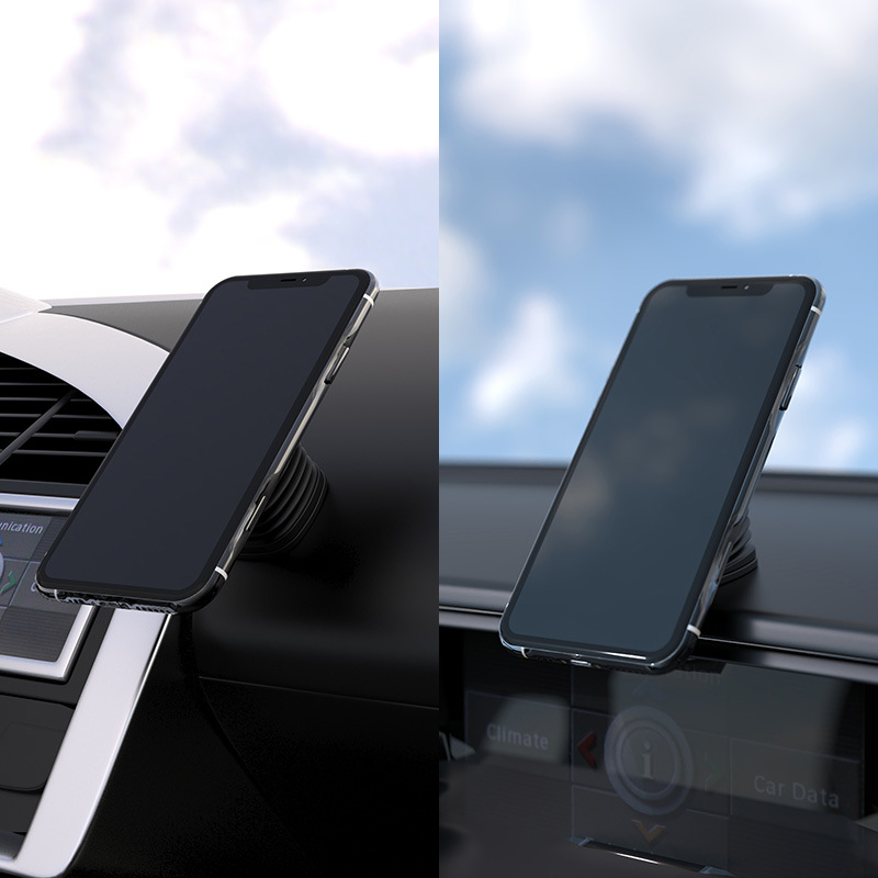 Magnetni držač za automobil za telefon, 360° okret, montaža na instrument ploču, univerzalni, model 1048