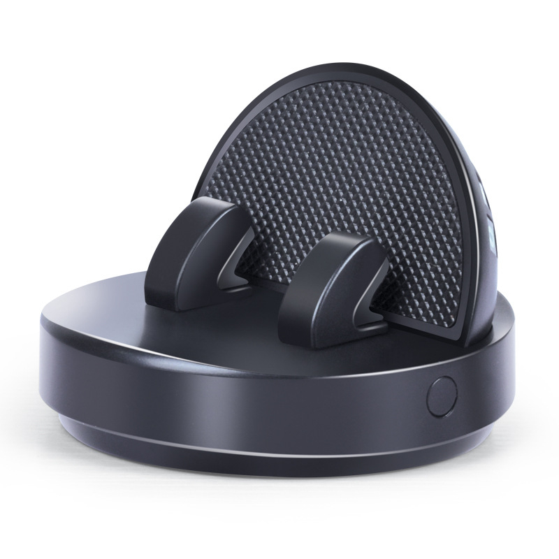 Държач за телефон за табло на автомобил с нощно осветление, 360° въртене, навигационна поддръжка, универсална съвместимост, монтаж с лепило