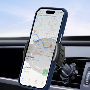 Coolred magnetski držač telefona za auto s vakuumskim usisavanjem, magnetsko postavljanje, univerzalna kompatibilnost, minimalistički stil