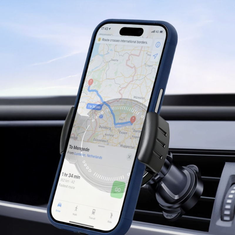 Coolred magnetski držač telefona za auto s vakuumskim usisavanjem, magnetsko postavljanje, univerzalna kompatibilnost, minimalistički stil