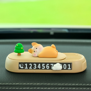 Karakterna Shiba Inu auto ukras — privremeni znak za parkiranje i pločica s brojem; Materijal: PVC mekano ljepilo; Marka: Rui Jie; Model: Broj pločice; Tip: Sakriveno; Bez logotipa