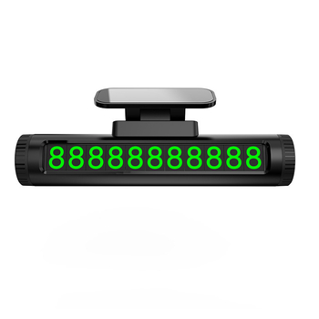 Autó belső dekoráció – ideiglenes parkolási jel telefonszámmal, modell YT-P11, műanyag, OK logó, EITAI márka