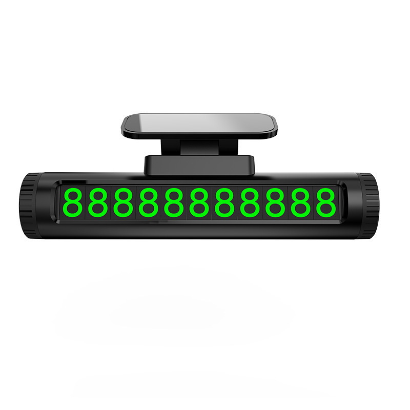 Autó belső dekoráció – ideiglenes parkolási jel telefonszámmal, modell YT-P11, műanyag, OK logó, EITAI márka