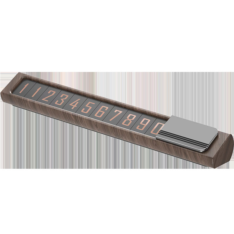 Semn de parcare din lemn de nuc, Joe's, tip ascuns