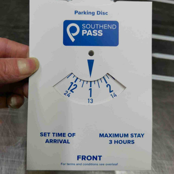 Papír alapú parkolótábla, modell ZF-0120, QR-kód keverési funkcióval, márka: Zhanfu Paper Plastic