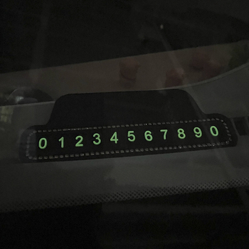 Znak za parkiranje automobila s dijamantnim ugradnjom - DIY svjetleći tip