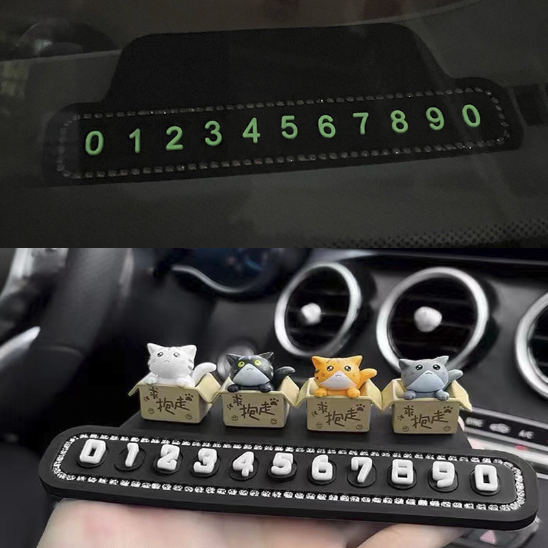 Znak za parkiranje automobila s dijamantnim ugradnjom - DIY svjetleći tip
