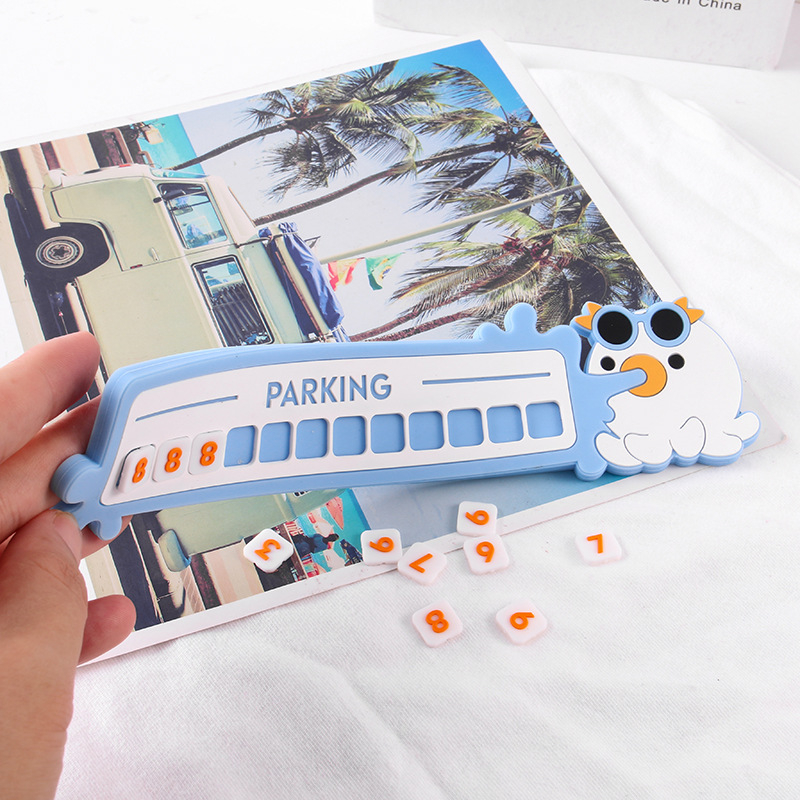 Semn plat pentru parcare, semn STOP desen animat, material PVC moale, model YF0822, imprimare logo disponibil