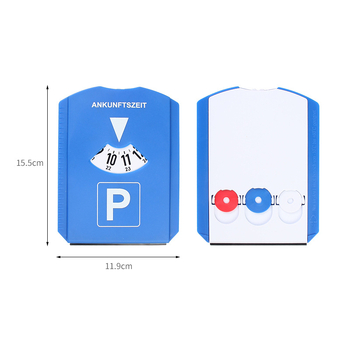 Műanyagból készült autóparkoló tábla jégkaparó funkcióval, hordozható — Modell Ad-04305, logónyomtatás elérhető, engedélyezett magánmárka