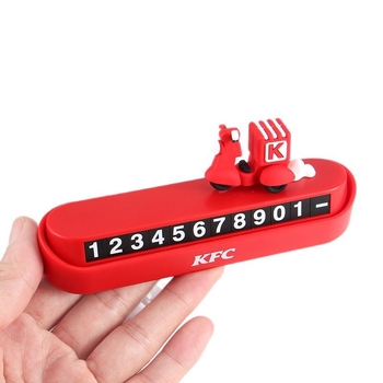 Parking broj tablica, mekani PVC materijal, svjetleći tip, prilagodljivo, mogućnost tiska logotipa