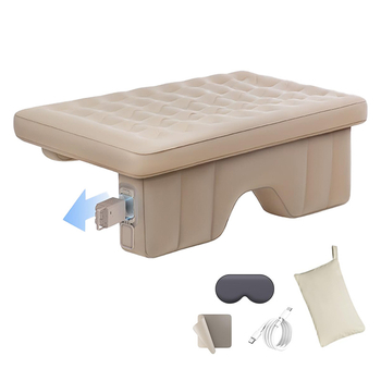 Autóba felfújható ágy SUV-hoz és a csomagtartóba, kettős használat autóhoz és kinti kempingezéshez, automatikus felfújás, súly 2,2 kg, terhelhetőség 300 kg, flocking anyag és környezetbarát PVC