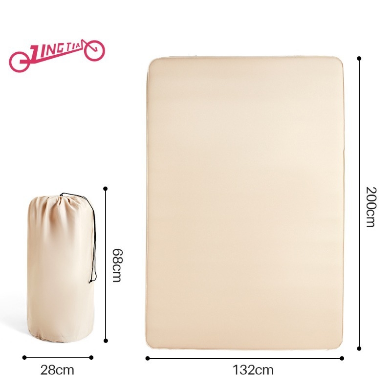 Kültéri felfújható alvómatrac – könnyű és hordozható; Anyag: TPU elasztikus pongee szövet; 2–4 fő számára; Töltés módja: elektromos levegőpumpa; Alkalmazási terület: autó, kemping, otthon; Felület: kötött anyag