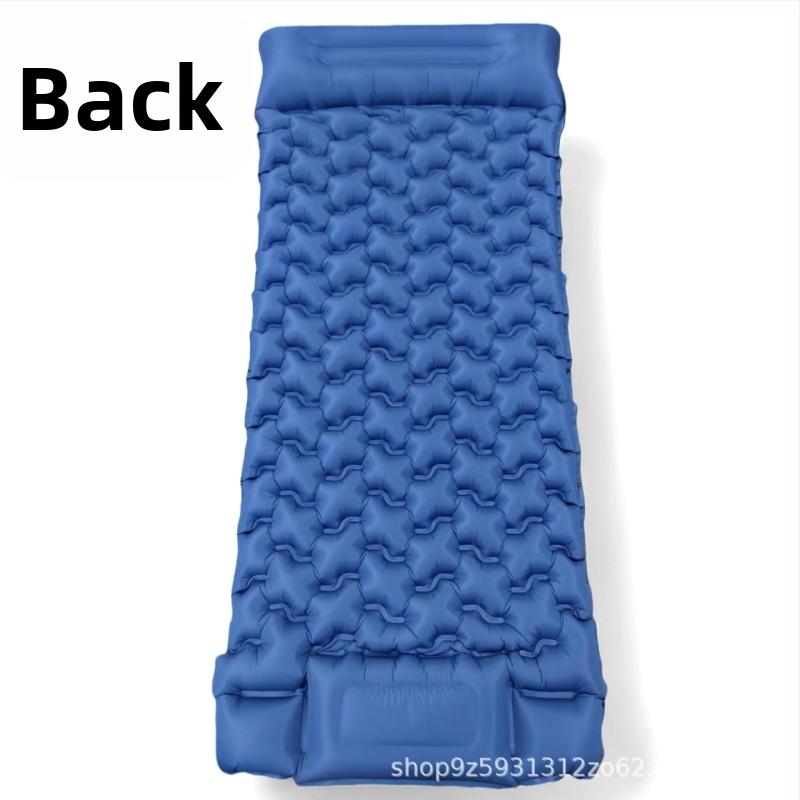 Õhupumpaga varustatud täispuhutav telkimismadrats, niiskuskindel pind, kahekihiline konstruktsioon, manuaalne täitmine, maksimaalne koormus 200 kg, kaal 960 g