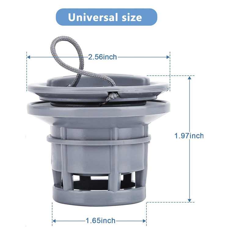 Universaalne kõrgsurve õhuventiil 8 hamba disainiga, sobib SUP-ile, surfilauale, kajakile ja paadile (plastik, LCO-SPORT)