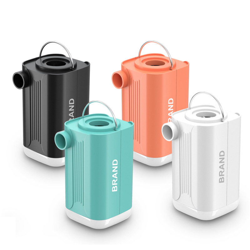 Pompa de aer electrică reîncărcabilă 24V pentru camping în aer liber — poate umfla corturi, saltele și canapele; putere sub 80W, baterie 3600mAh, debit de aer peste 70 L/min, afișaj digital