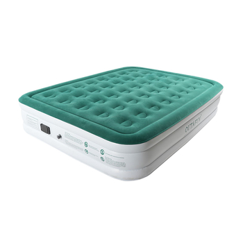 Outafun automatikus önfújású felfújható ágy kempingezéshez – hordozható összecsukható, flockos felület, 8,4 kg, max terhelés 400 kg