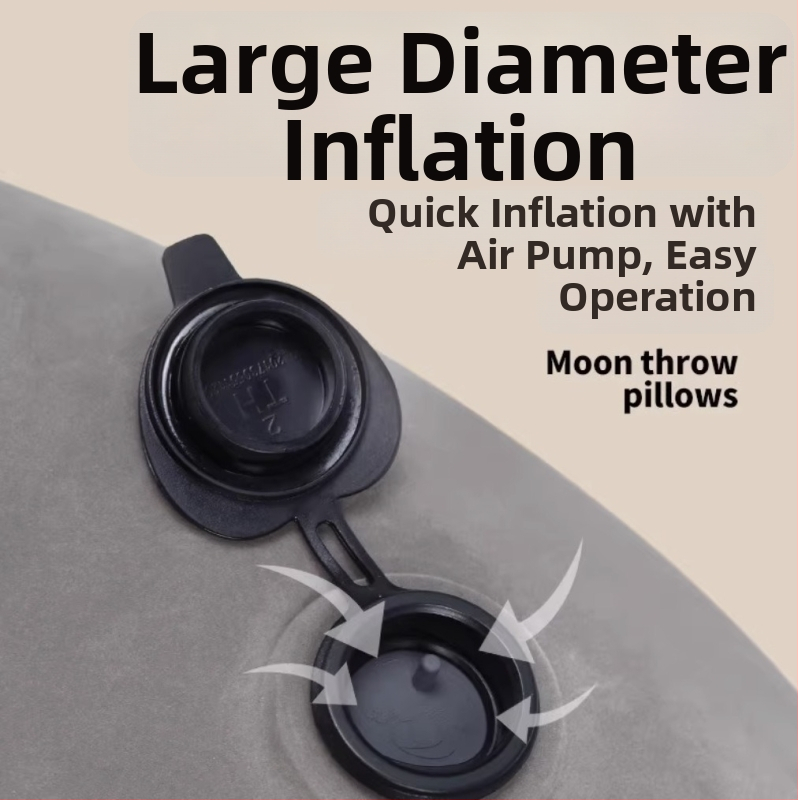 Gaisa spilvens mēness formas auto un birojā — PVC flocking, biezums 0,4 cm, svars 180 g