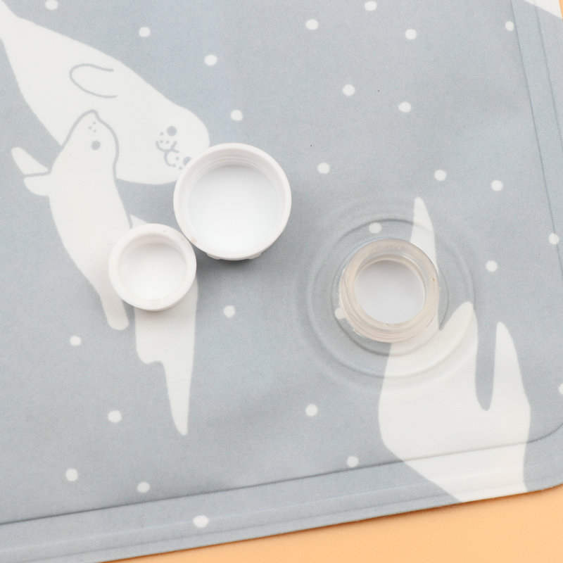 Padă de gheață pentru mașină cu pernă de apă din cristale de gheață, material PVC, pernă răcire gonflabilă, protecție împotriva insolației și răcire, greutate 215 g