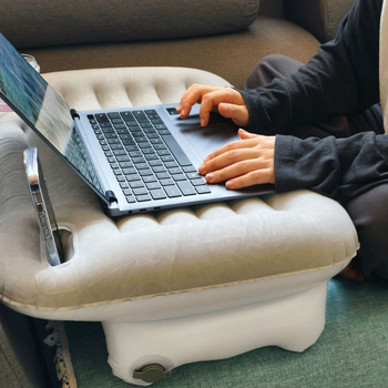 JINGXIN Birou de calculator gonflabil – construcție din PVC, pentru tineri 15–35 ani, fără limită de vârstă, ambalaj de înaltă calitate și inspecție a calității.