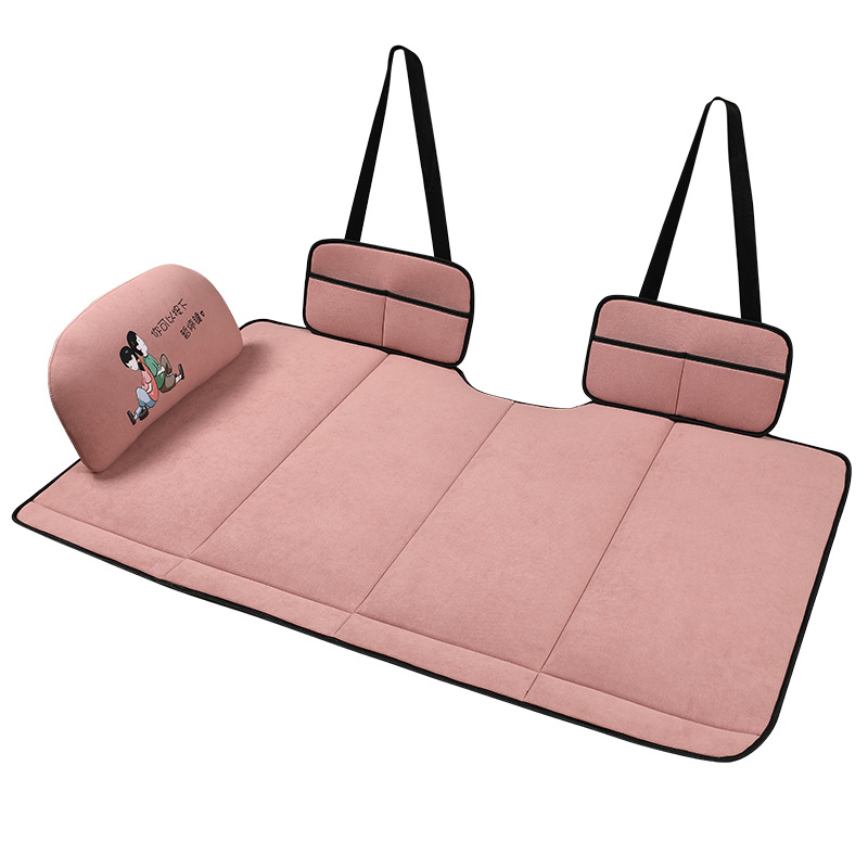 Сгъваем матрак за задната седалка на автомобил, фланелен материал, модел Nissan Sylphy, товароподемност 300 кг, без необходимост от надуване