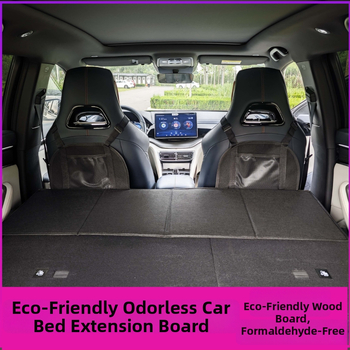 Rozšírená doska pre kempovanie v aute – skladacia matrac pre zadné sedadlá a kufor SUV, prenosná dvojúčelová lôžková podložka; Materiál: flocking; Funkcia: dvojúčelové použitie v aute a vonku; Hmotnosť: 1,5 kg; Maximálna nosnosť: 5000