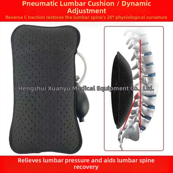 Derékvédő levehető pneumatikus húzó párnával – lélegző habanyagból készült deréktáji támasz felnőtteknek, alkalmas futásra, fitneszre és kerékpározásra