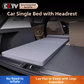 Sulankstomas čiužinys automobiliui – flokingo medžiaga, nereikia pripūsti, naudojimui automobilyje, bendras suderinamumas, maksimali apkrova 200