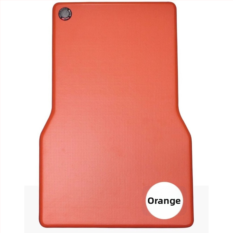 Nešiojamas automobilio oro čiužinys lauko kelionėms, sulankstomas, vienam arba dviems, PVC, rankinis pripūtimas, maksimali apkrova 500 kg