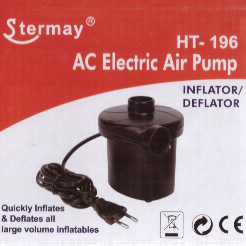 Pompa electrică de aer pentru saltele gonflabile și piscine – umflător trei în unu cu design cu două sau mai multe cilindri, 220W, lampă de avertizare, afișaj analogic, posibilitatea de personalizare