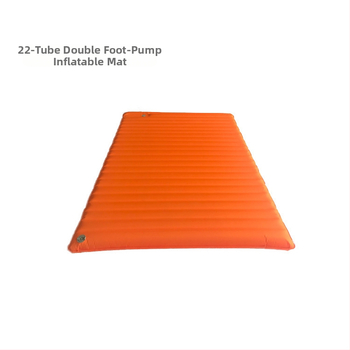 Kétszemélyes felfújható ágy 22 cső TPU rendszerrel, kültéri kemping matrac, 1.9 kg, teherbírás 500 kg, kompozit anyag