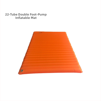 Kétszemélyes felfújható ágy 22 cső TPU rendszerrel, kültéri kemping matrac, 1.9 kg, teherbírás 500 kg, kompozit anyag