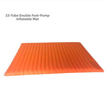 Kétszemélyes felfújható ágy 22 cső TPU rendszerrel, kültéri kemping matrac, 1.9 kg, teherbírás 500 kg, kompozit anyag