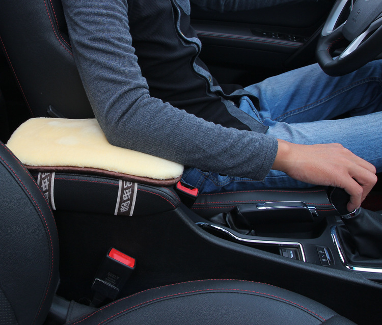 Autó középső kartámasz alátét, plüss anyag, központi kartámasz, autó belső kiegészítő