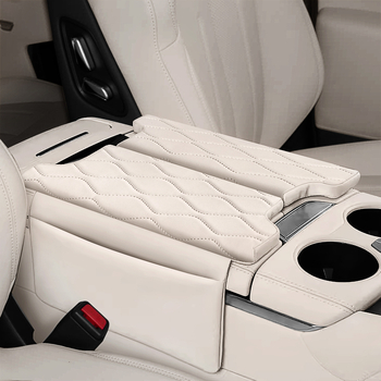 Кожен подлакътник за централната конзола за BYD Xia с джоб за съхранение и защитен калъф