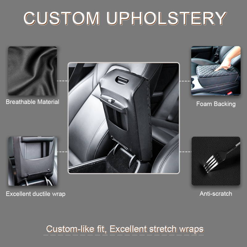 Kožna navlaka za središnju konzolu Car Art za Tesla Model 3/Y, prilagodljivo, Guangzhou porijeklo