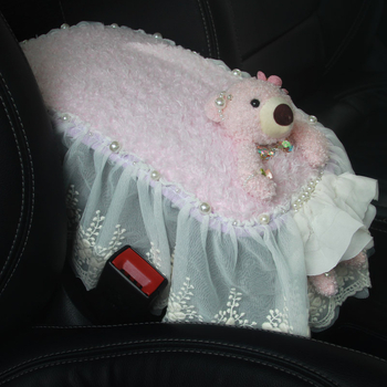 Замшева подложка за подлакътниковата конзола на колата; съвместима с подлакътникова кутия с повдигащ капак; без персонализация