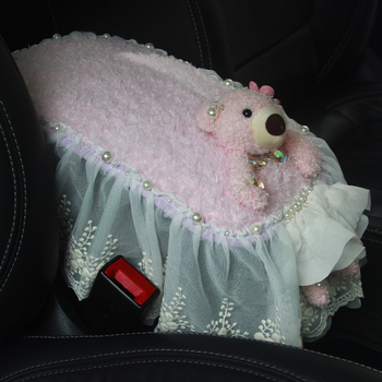 Замшева подложка за подлакътниковата конзола на колата; съвместима с подлакътникова кутия с повдигащ капак; без персонализация