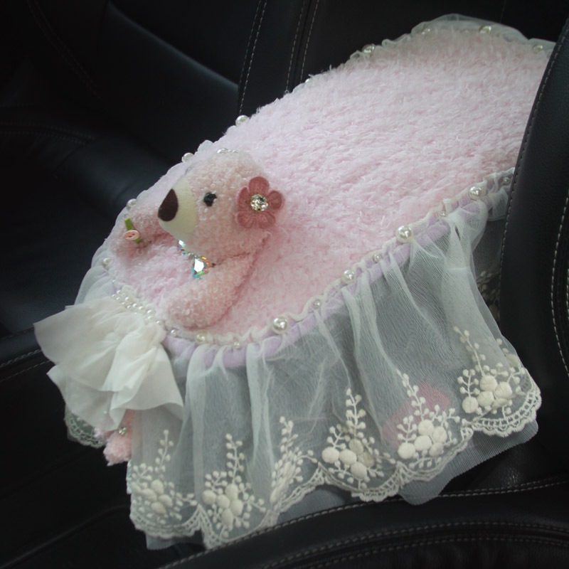 Замшева подложка за подлакътниковата конзола на колата; съвместима с подлакътникова кутия с повдигащ капак; без персонализация