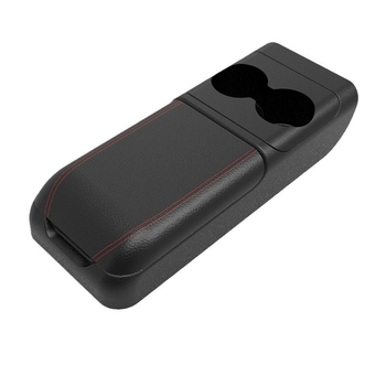 Automobilio porankio dėžutė su dangteliu, universali išplėsta porankio laikiklis, saugojimo dėžutė, aukštinimo pagalvė, centrinis porankis