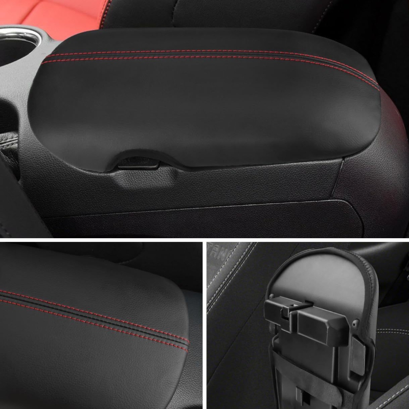 Centrinio porankio dangtis Mustang (2015–2024) - mikropluošto oda; suderinami modeliai; pritaikymas; įgaliota privatų ženklą