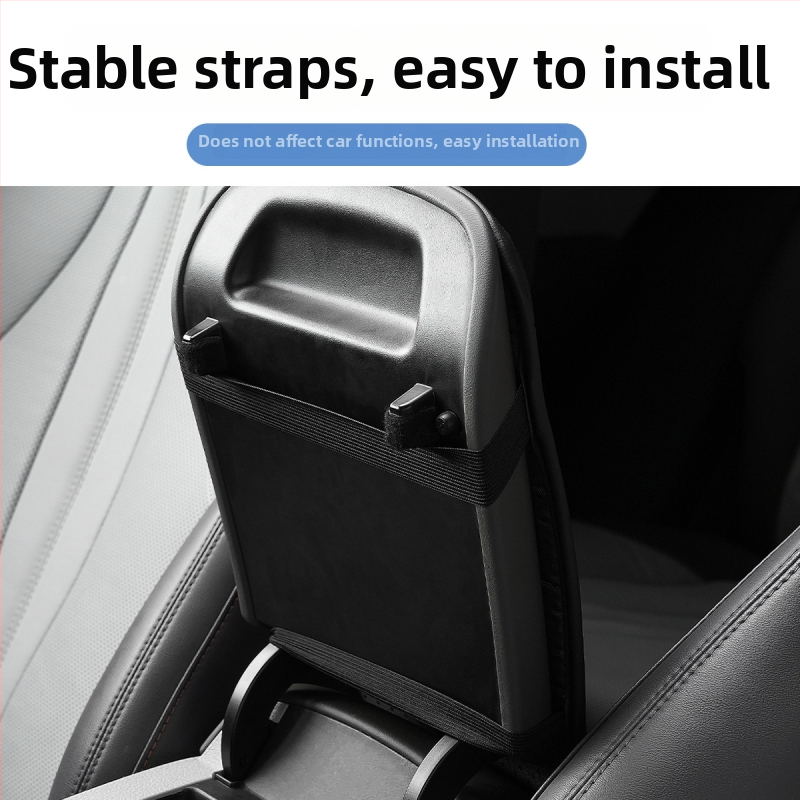 Ādas auto centrālā rokas balsts spilventiņš, universāls; zīmols Sail family; izcelsme Guangzhou; pielāgojama.