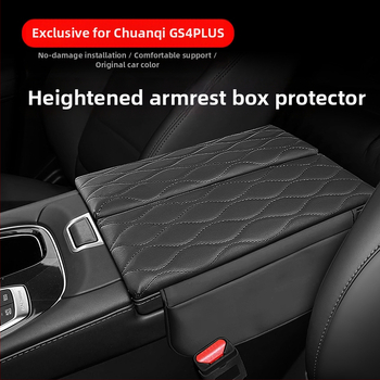 Trumpchi GS4 Plus – Centrinės konsolės rankenos aukštinimo kilimėlis su saugojimo kišene, apsauginis dangtis (Medžiaga: oda; Kilmė: Guangzhou; Modelis: Trumpchi GS4; Prisitaikymas: Taip)