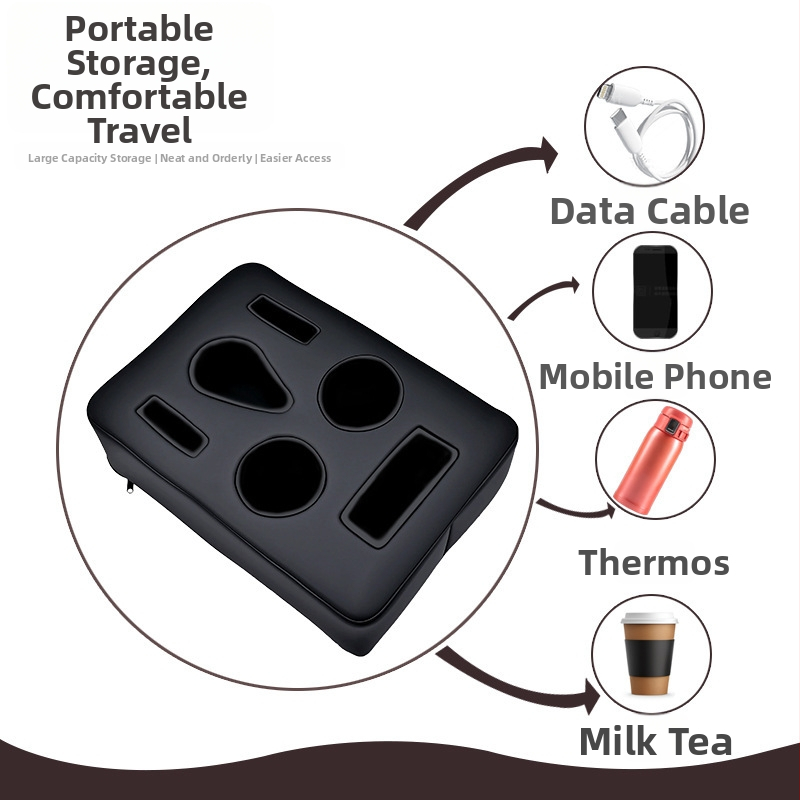 Auto taga keskse käetoe hoiukarp — nahk, universaalne ühilduvus, mudel Rear Center Cushion 001, kohandatav