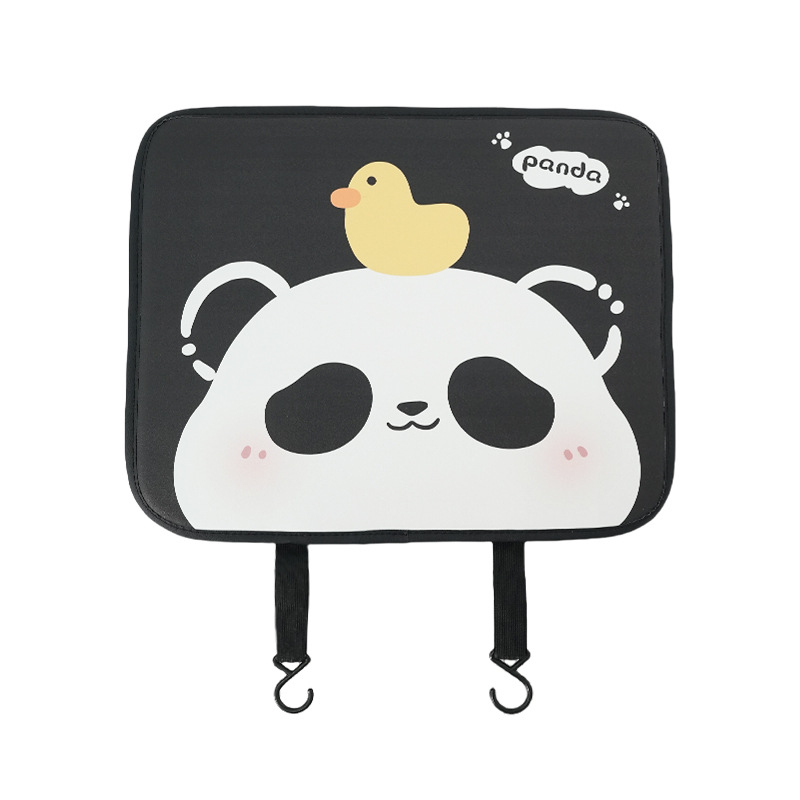 Δερμάτινο προστατευτικό Panda για πίσω κάθισμα αυτοκινήτου, κατάλληλο για όλες τις εποχές