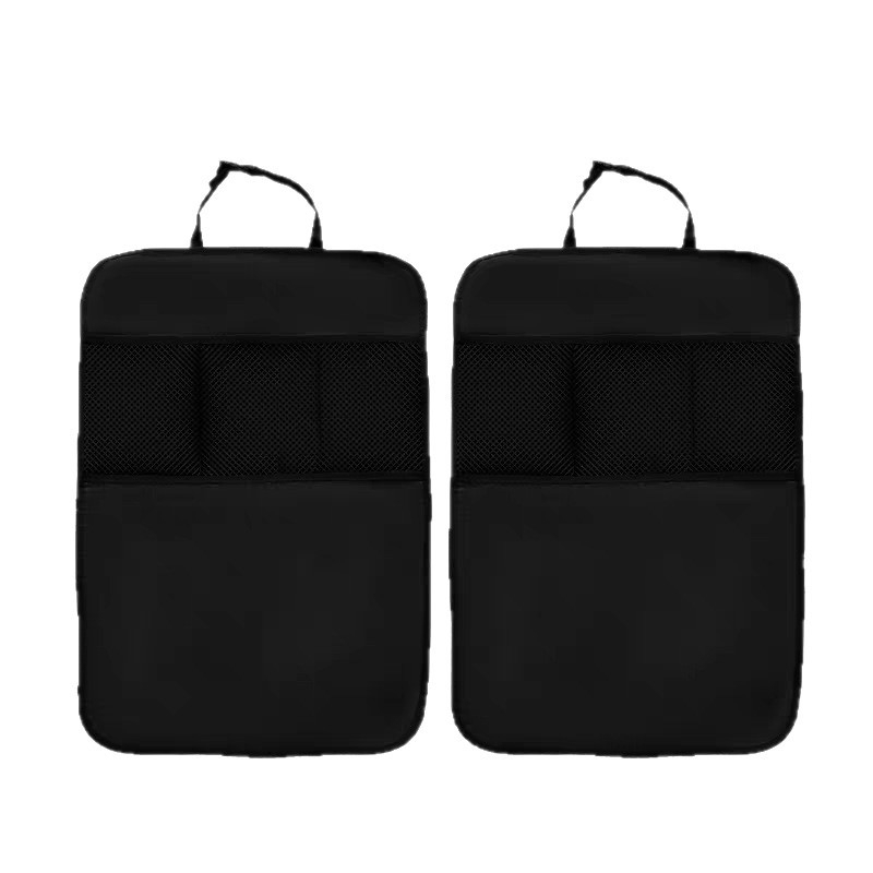 Οργανωτής πίσω καθίσματος αυτοκινήτου με θήκη αποθήκευσης, μαξιλαράκι προστασίας ποδιού, αντι-κλωτσιά μαξιλάρι, ύφασμα, προσαρμοζόμενος