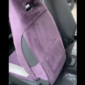 Auto jastuk za sjedalo i stražnji anti-kick jastuk, od velura, model 2, ljepilo za montažu, odvojiv i lako za čišćenje