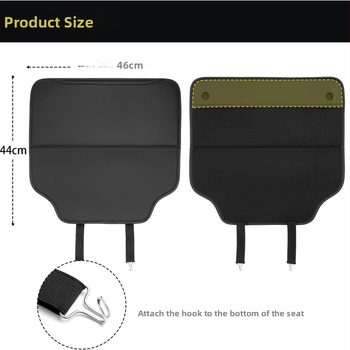 Κάλυμμα πίσω από το κάθισμα Macro, δέρμα μικροϊνών, για Toyota Alphard/Vellfire 40-series, όλες οι εποχές