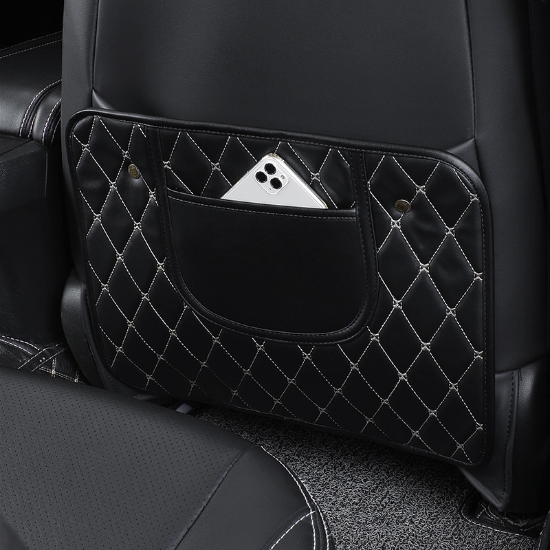 Torba za pohranu stražnjeg dijela sjedišta automobila, kožna, univerzalna, viseći organizator, prilagodljiva