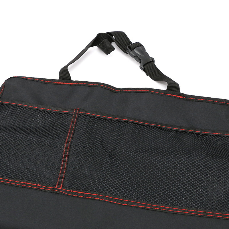 Μάτ προστασίας πισινής πλάτης αυτοκινήτου 2-σε-1 με θήκη αποθήκευσης, παγκόσμια προστασία πίσω καθίσματος, AUTOFIELD, ύφασμα Hua Yao, δυνατότητα προσαρμογής